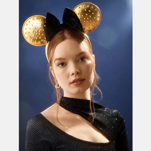 BaubleBar Accessories - Baublebar Disney Parks Minnie Mouse Gold Party Ears Headband